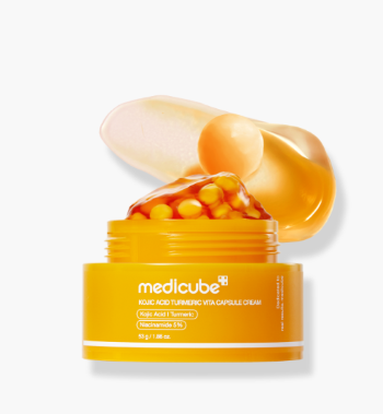 medicube Kojic Acid Turmeric Vita Capsule Cream · 53 g — incluido en Pack Manchas y tono